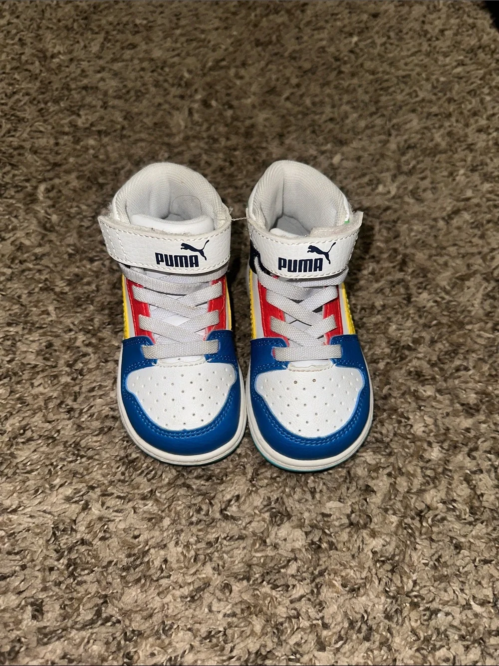 Puma Kids Rebound Layup High Top Sneakers